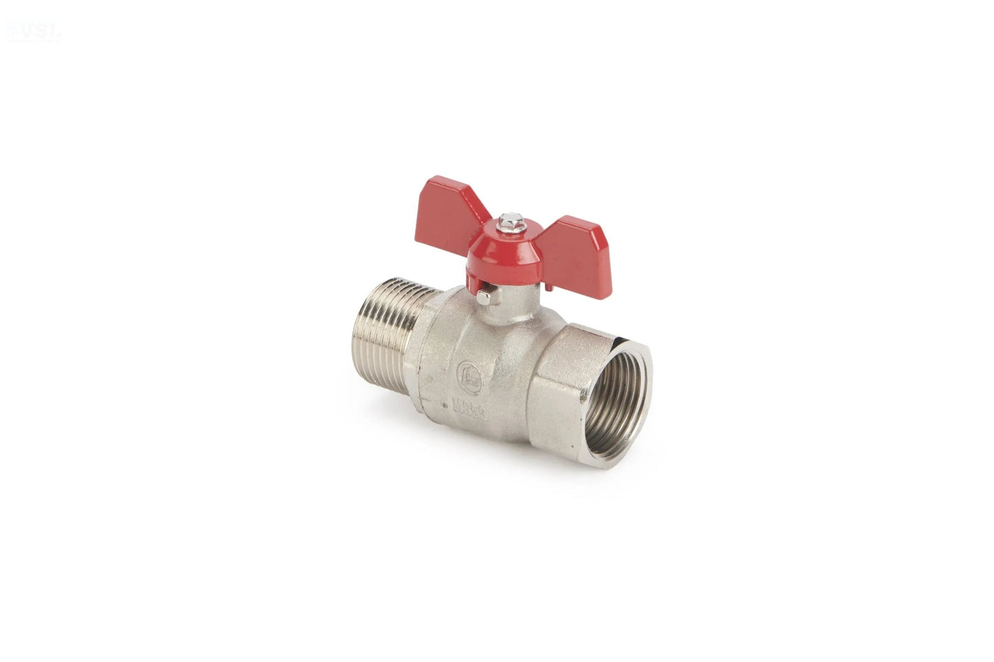 Ball Valve 2 - Piece Brass Full Bore Screwed (MxF) BSP (CT - 2BMF) - Valve Supply