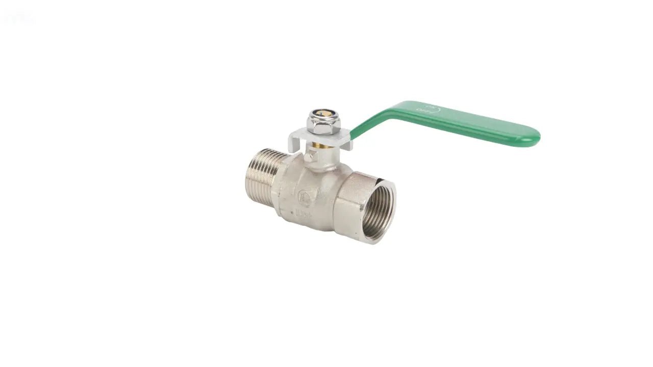 Ball Valve 2 - Piece Brass Full Bore Screwed (MxF) BSP (CT - 2BMF) - Valve Supply