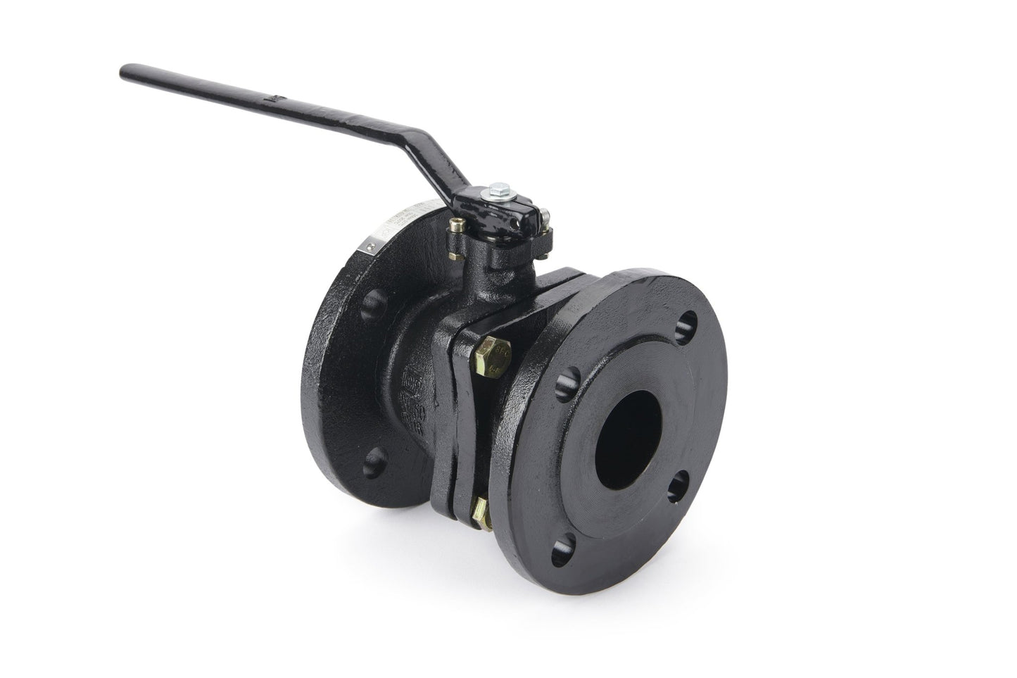 Ball Valve 2 - Piece Cast Iron Full Bore Direct Mount ATEX Flanged PN16 (150HIT) - Valve Supply