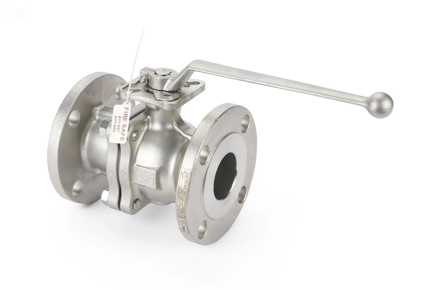 Ball Valve 2 - Piece Stainless Steel Full Bore Direct Mount for Actuation Flanged (CF - 2) - Valve Supply