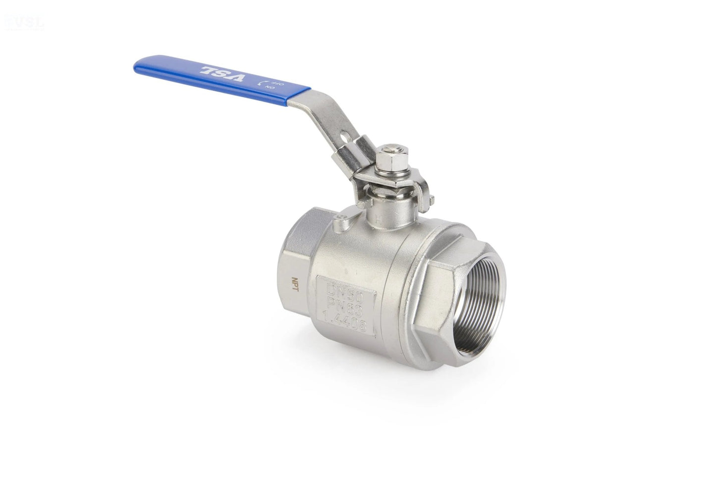 Ball Valve 2 - Piece Stainless Steel Full Bore Screwed (FxF) BSP (CT - 2LC) - Valve Supply