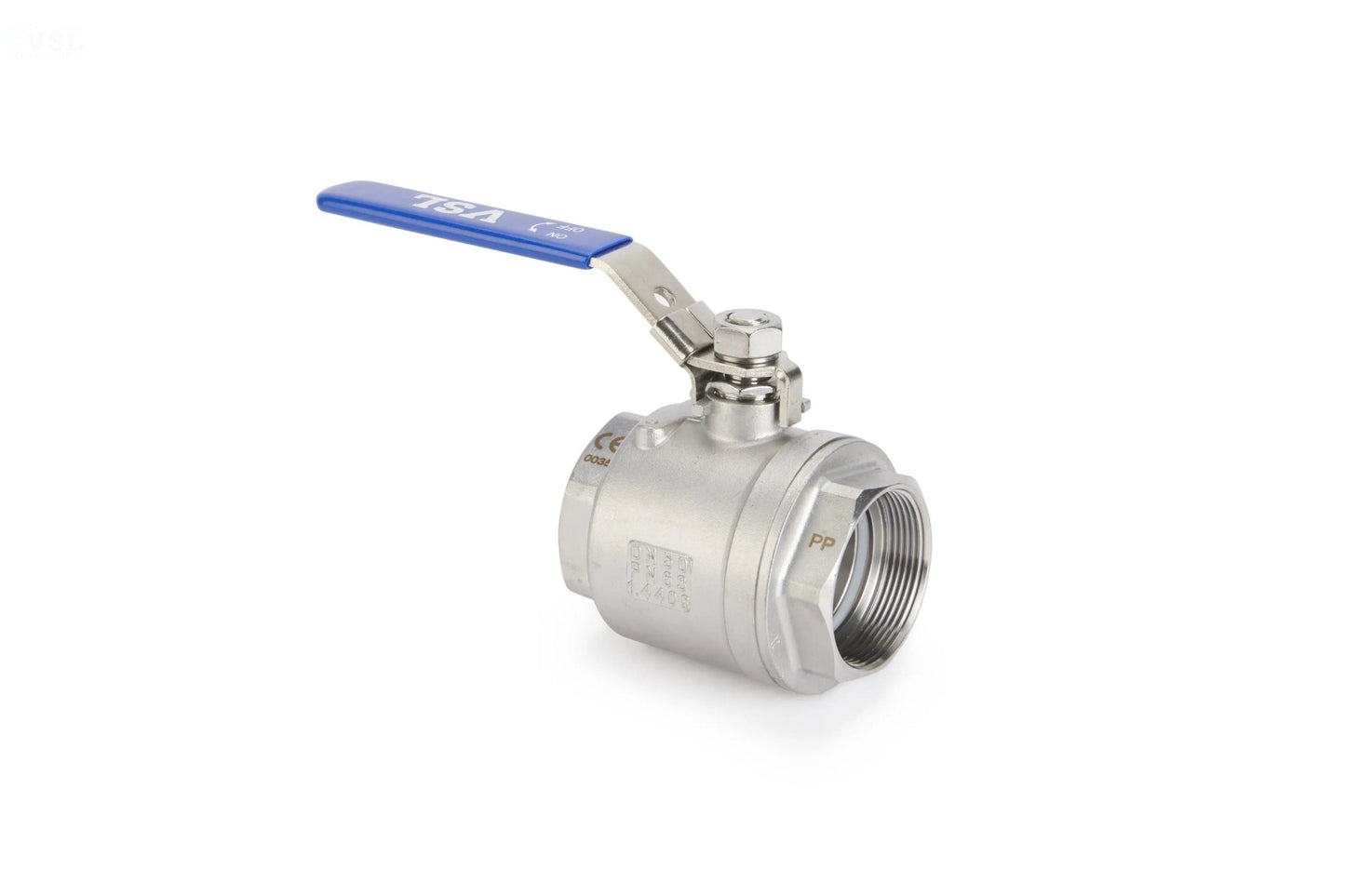 Ball Valve 2 - Piece Stainless Steel Full Bore Screwed (FxF) BSP (CT - 2LC) - Valve Supply