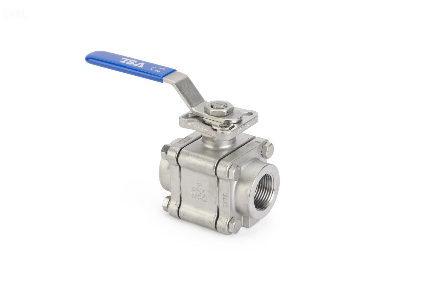 Ball Valve 3 - Piece Stainless Steel Full Bore Direct Mount Firesafe API 607 ATEX (CT - 3W) - Valve Supply