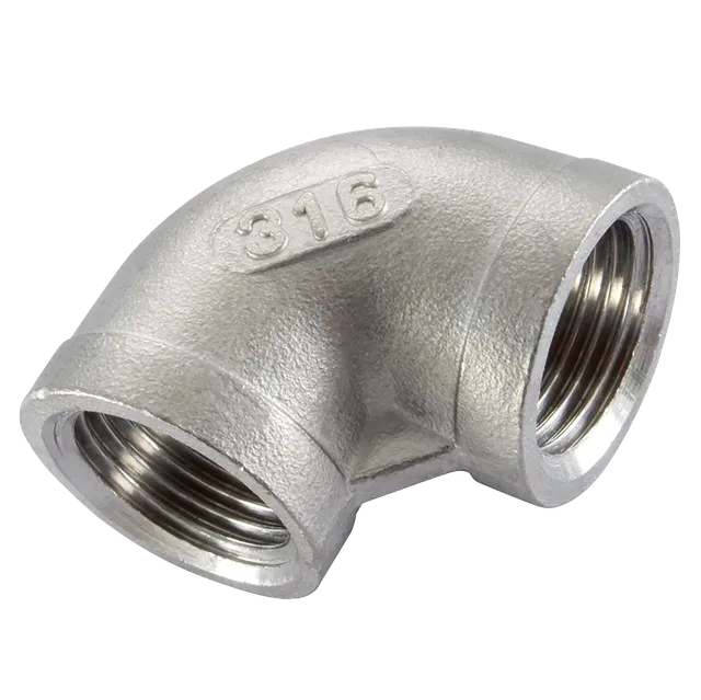 1/2" BSP Stainless Steel 150LB 90 Degree Elbow