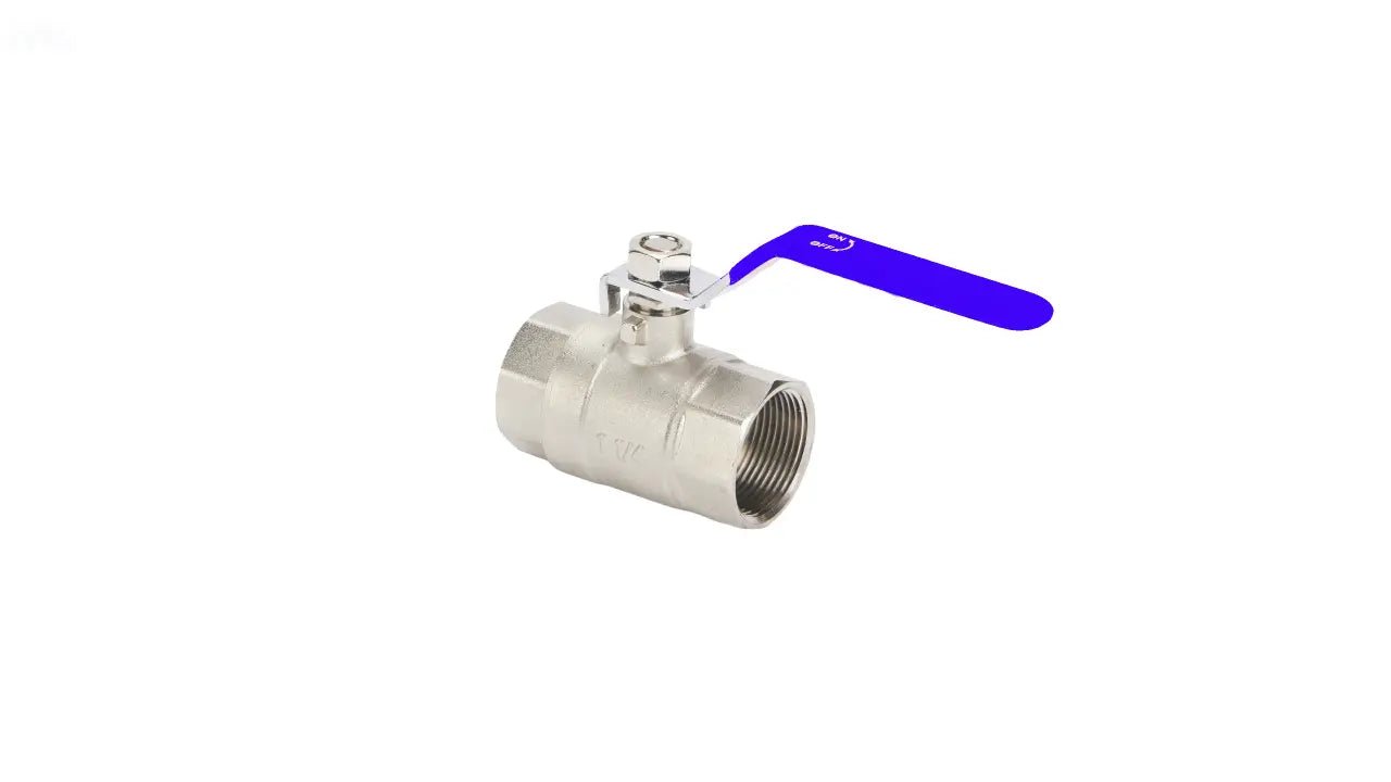 Ball Valve 2 - Piece Brass Full Bore BSP (FxF) WRAS (Red, Blue, Green) & Gas Approved (Yellow) - (CT - 2B) - Valve Supply