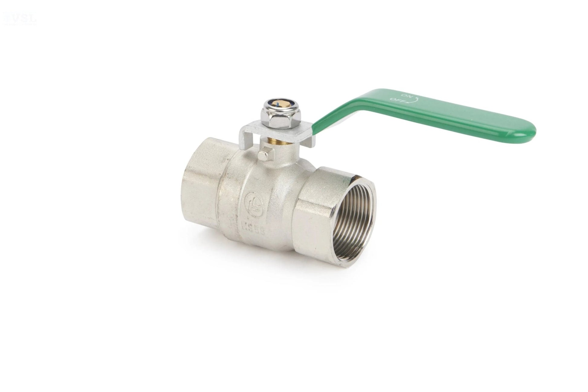 Ball Valve 2 - Piece Brass Full Bore BSP (FxF) WRAS (Red, Blue, Green) & Gas Approved (Yellow) - (CT - 2B) - Valve Supply