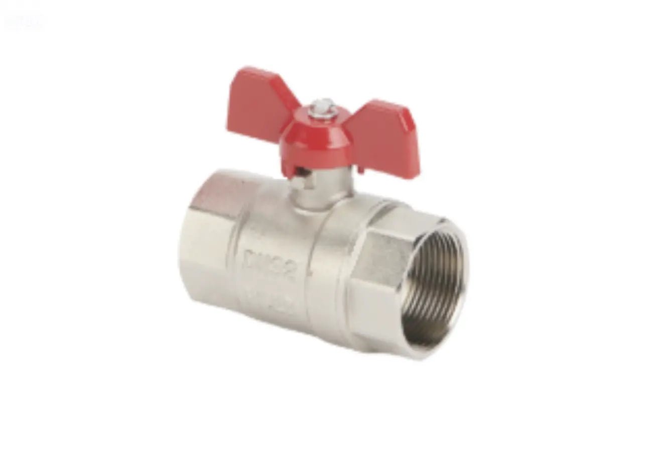 Ball Valve 2 - Piece Brass Full Bore BSP (FxF) WRAS (Red, Blue, Green) & Gas Approved (Yellow) - (CT - 2B) - Valve Supply