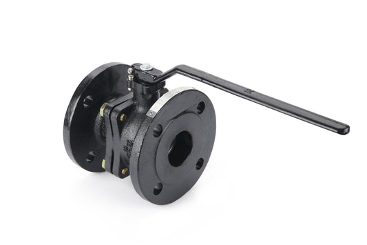 Ball Valve 2 - Piece Cast Iron Full Bore Direct Mount ATEX Flanged PN16 (150HIT) - Valve Supply