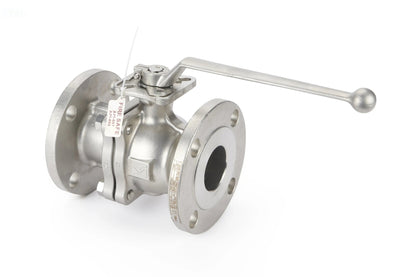 Ball Valve 2 - Piece Stainless Steel Full Bore Direct Mount for Actuation Flanged (CF - 2) - Valve Supply