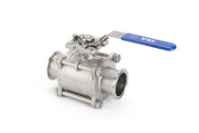 Ball Valve 3 - Piece Stainless Steel Reduced Bore Aseptic Cavity Filled Seats (CC - 3) - Valve Supply