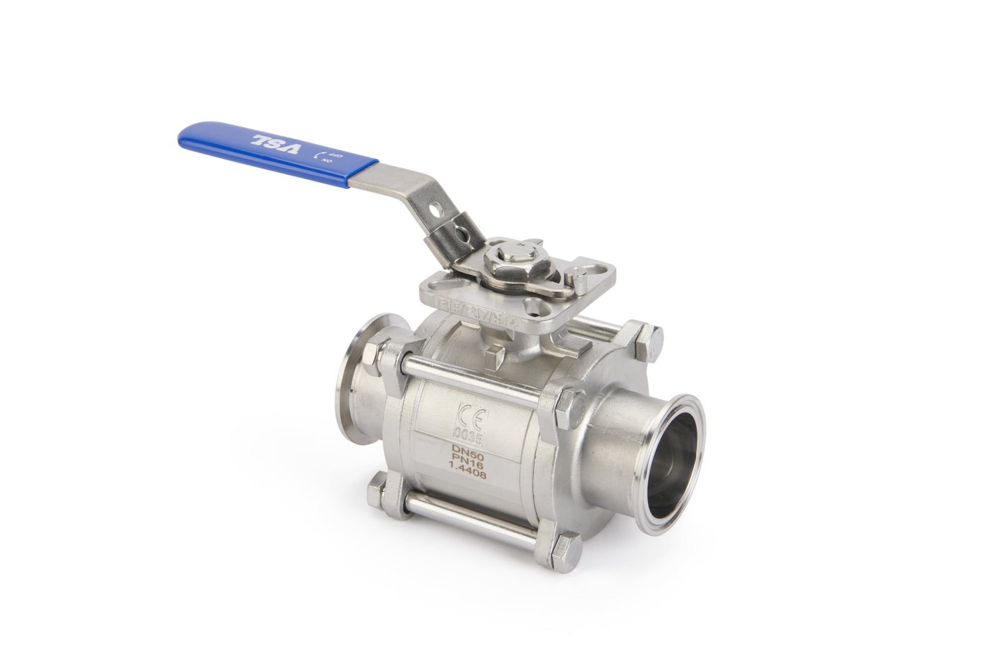 Ball Valve 3 - Piece Stainless Steel Reduced Bore Aseptic Cavity Filled Seats (CC - 3) - Valve Supply