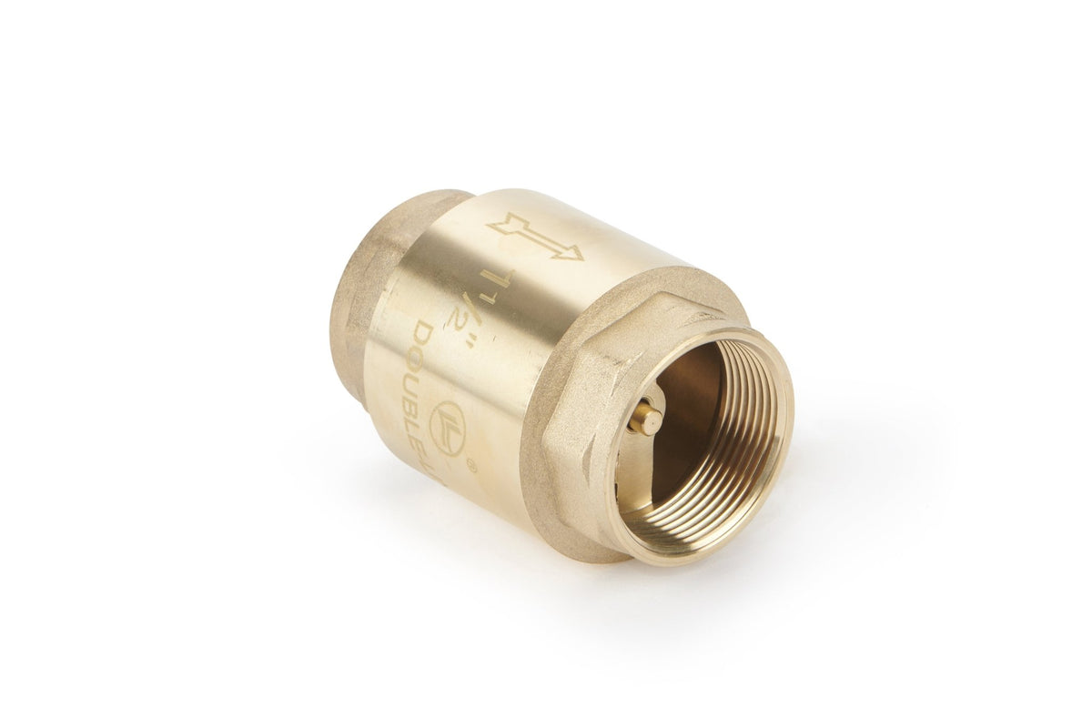 Spring Back Check Valve Check Valve Brass Spring BSP (CT-CKB) – Valve Supply