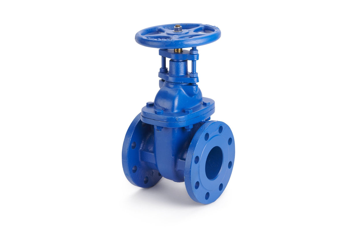 Gate Valve Cast Iron Metal Seated Flanged PN16 - BS Pattern Face to Fa ...