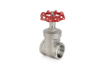 Gate Valve Stainless Steel Metal Seated 200 PSI Screwed BSP (CT - GT) - Valve Supply