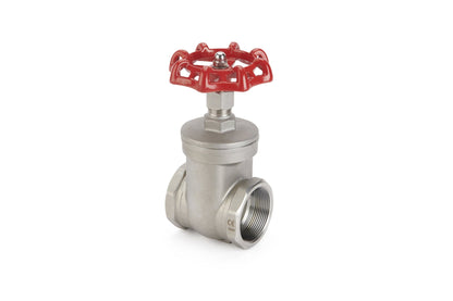 Gate Valve Stainless Steel Metal Seated 200 PSI Screwed BSP (CT - GT) - Valve Supply